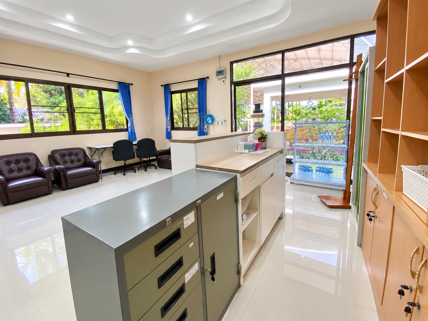 Reception ของคลินิกเดชพันธ์การแพทย์แผนไทย
